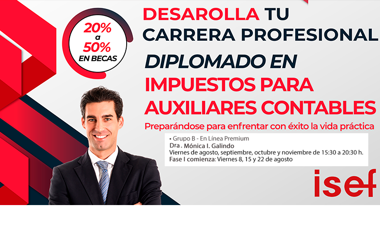 <span style="font-size:13.0pt;"><b>Diplomado en Impuestos para auxiliares contables</b></span>