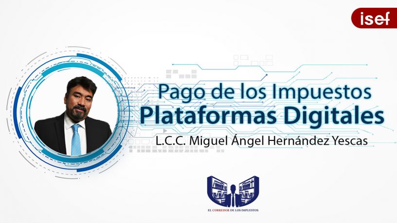 Pago de impuestos de las plataformas y/o aplicaciones digitales